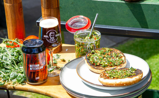 BA Bock van Fireside met verse Chimichurri